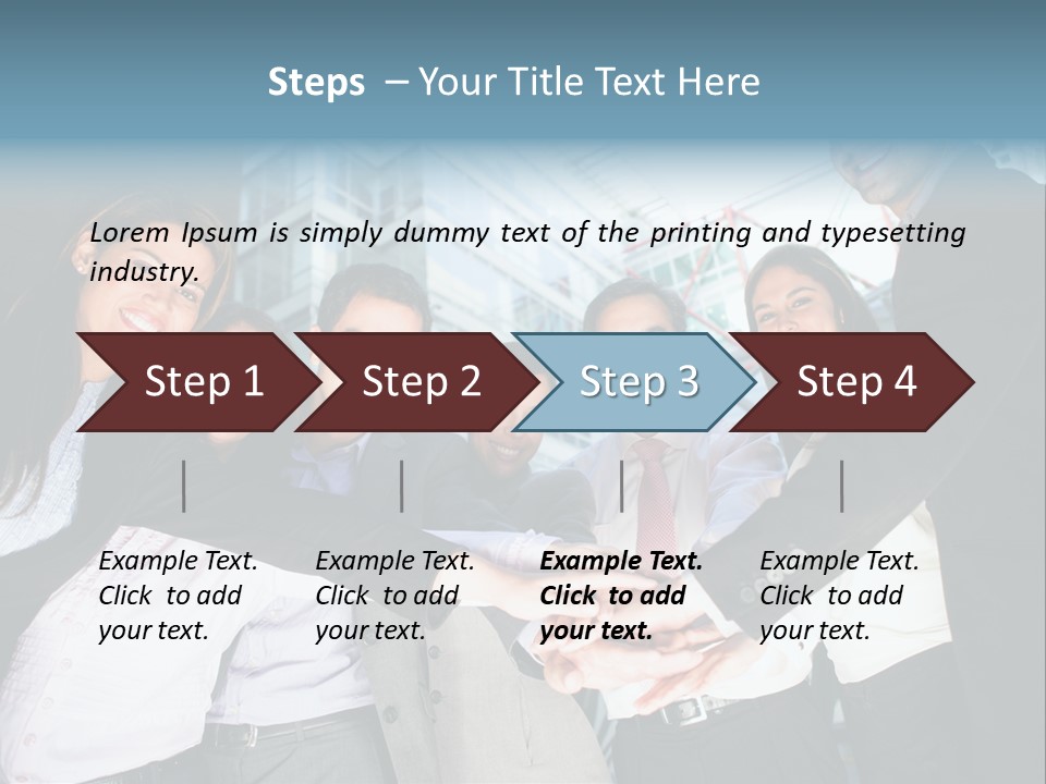 Cheerful Person Latin PowerPoint Template