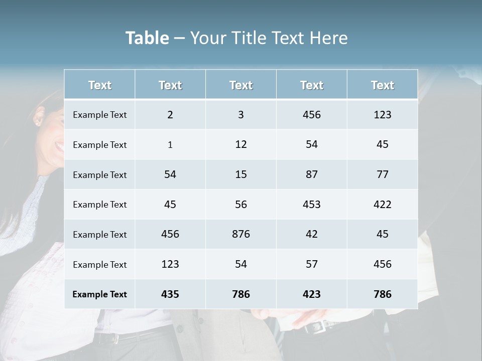 Cheerful Person Latin PowerPoint Template