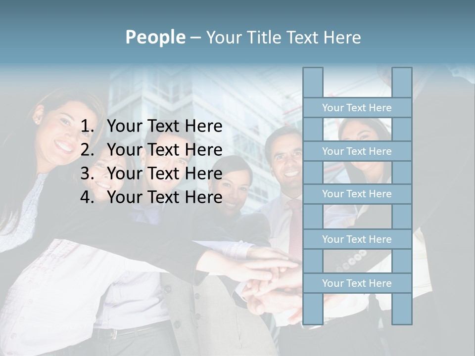 Cheerful Person Latin PowerPoint Template