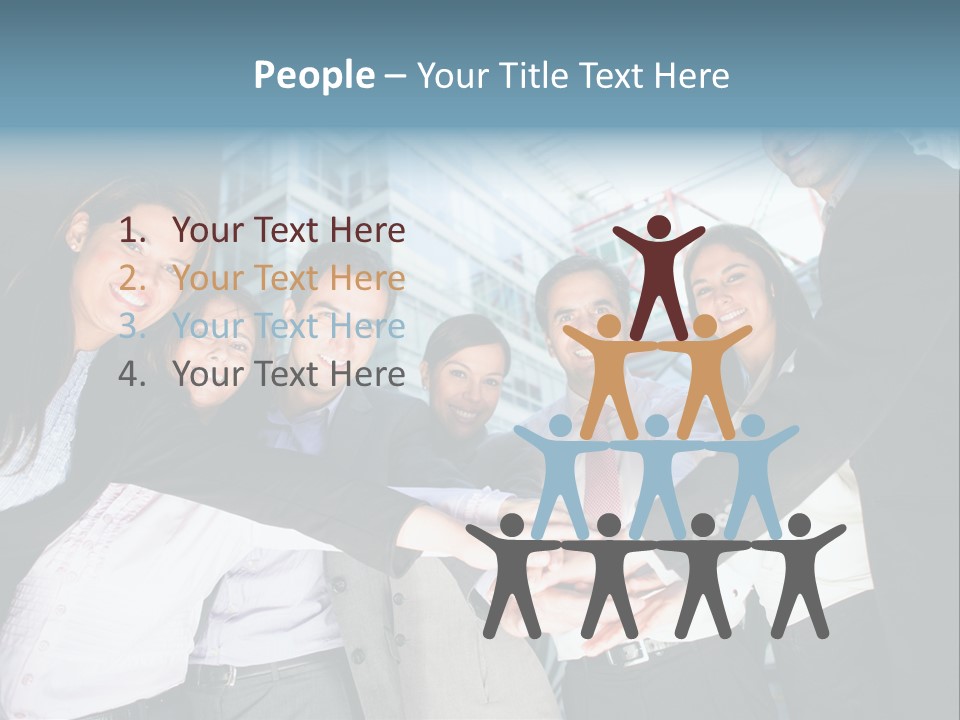 Cheerful Person Latin PowerPoint Template