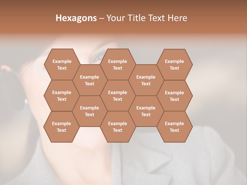 Representative Woman Service PowerPoint Template