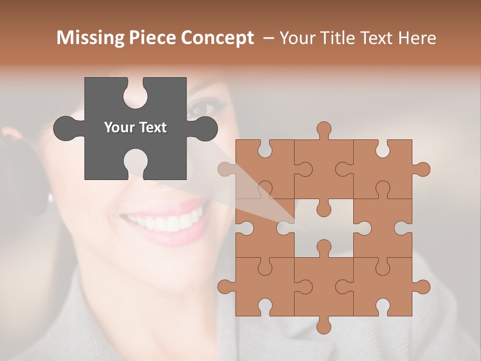 Representative Woman Service PowerPoint Template