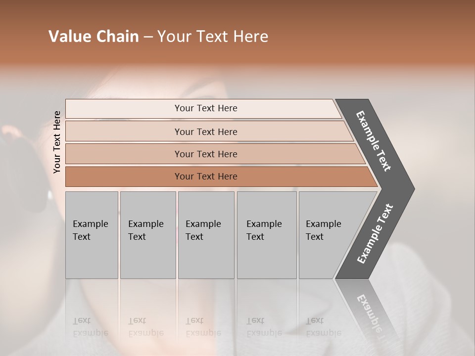 Representative Woman Service PowerPoint Template