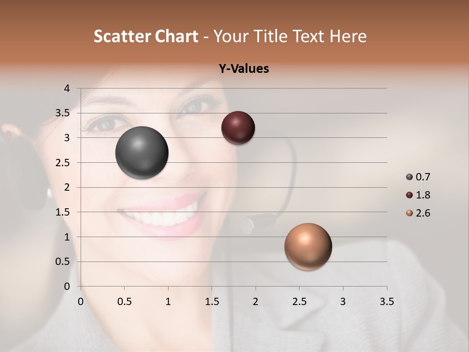 Representative Woman Service PowerPoint Template