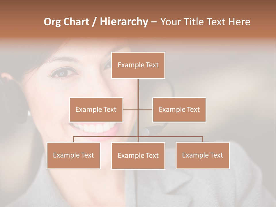 Representative Woman Service PowerPoint Template