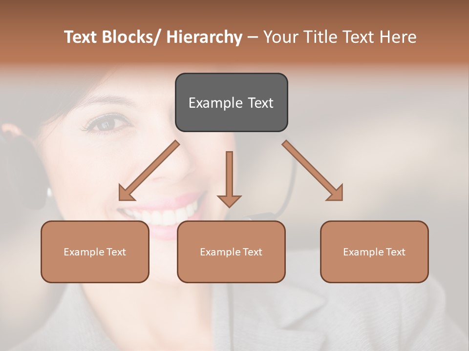 Representative Woman Service PowerPoint Template