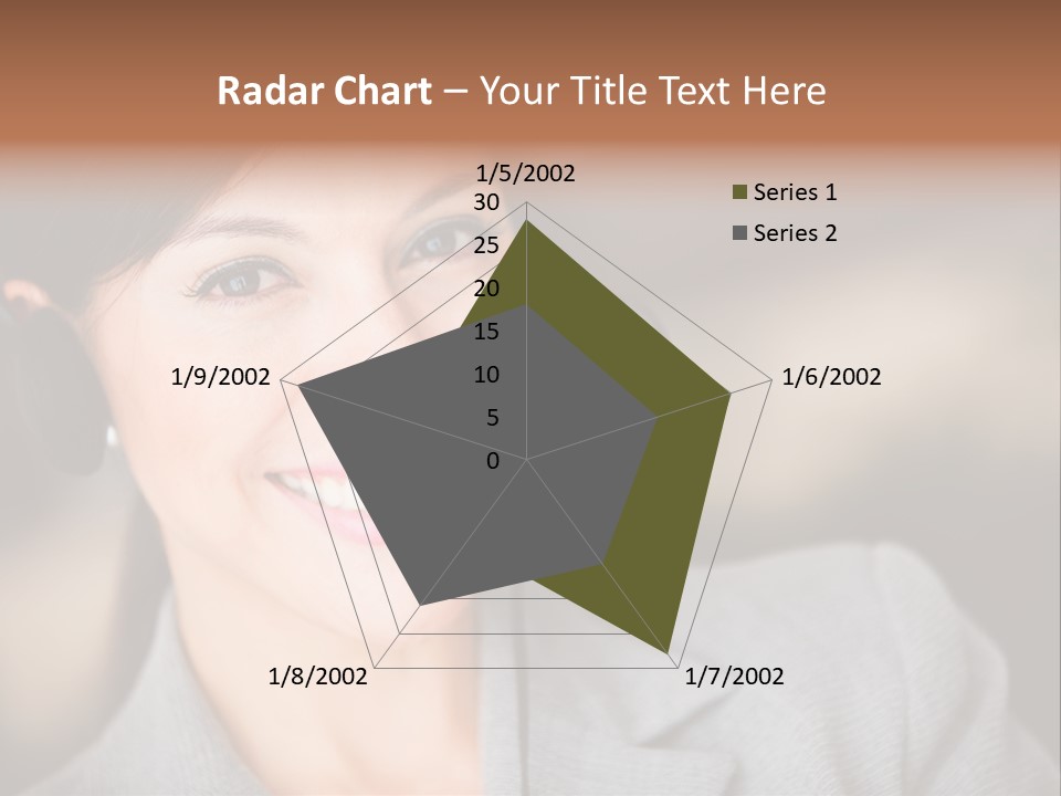 Representative Woman Service PowerPoint Template