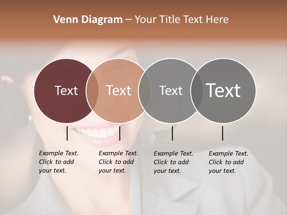 Representative Woman Service PowerPoint Template