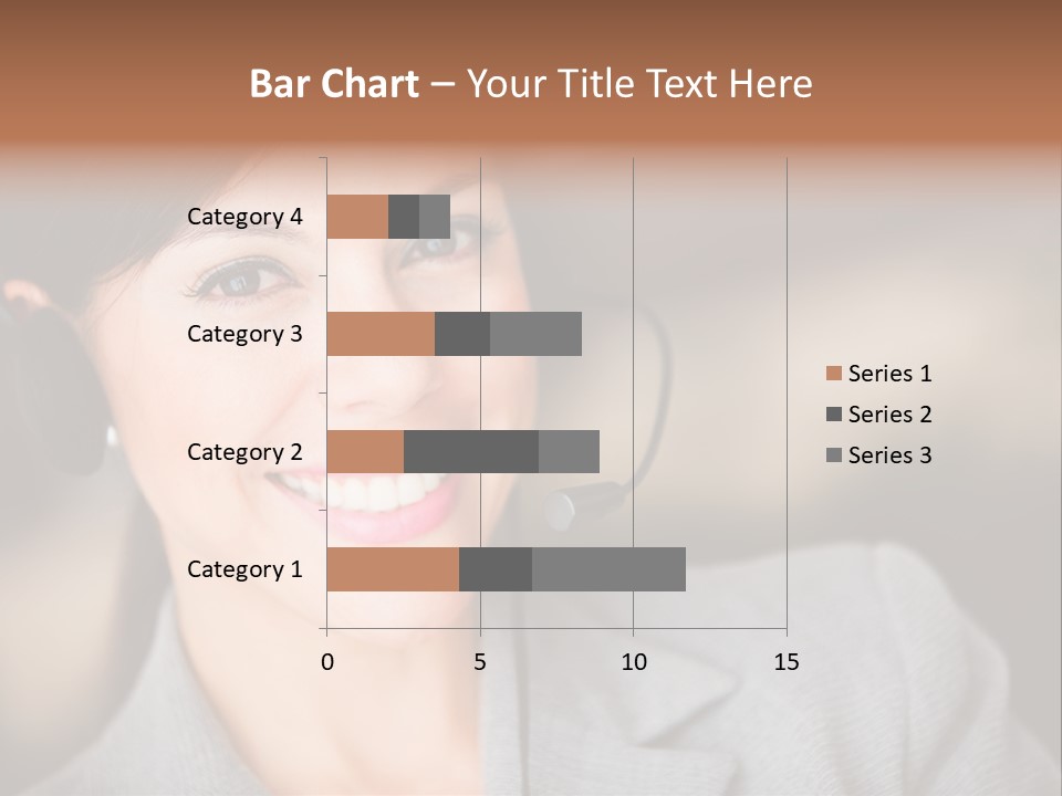 Representative Woman Service PowerPoint Template