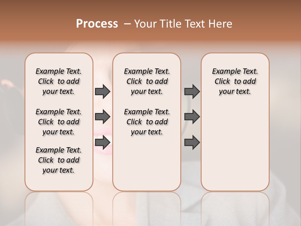 Representative Woman Service PowerPoint Template