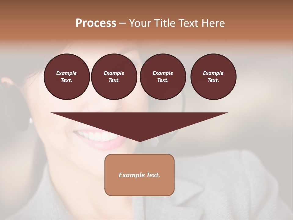 Representative Woman Service PowerPoint Template