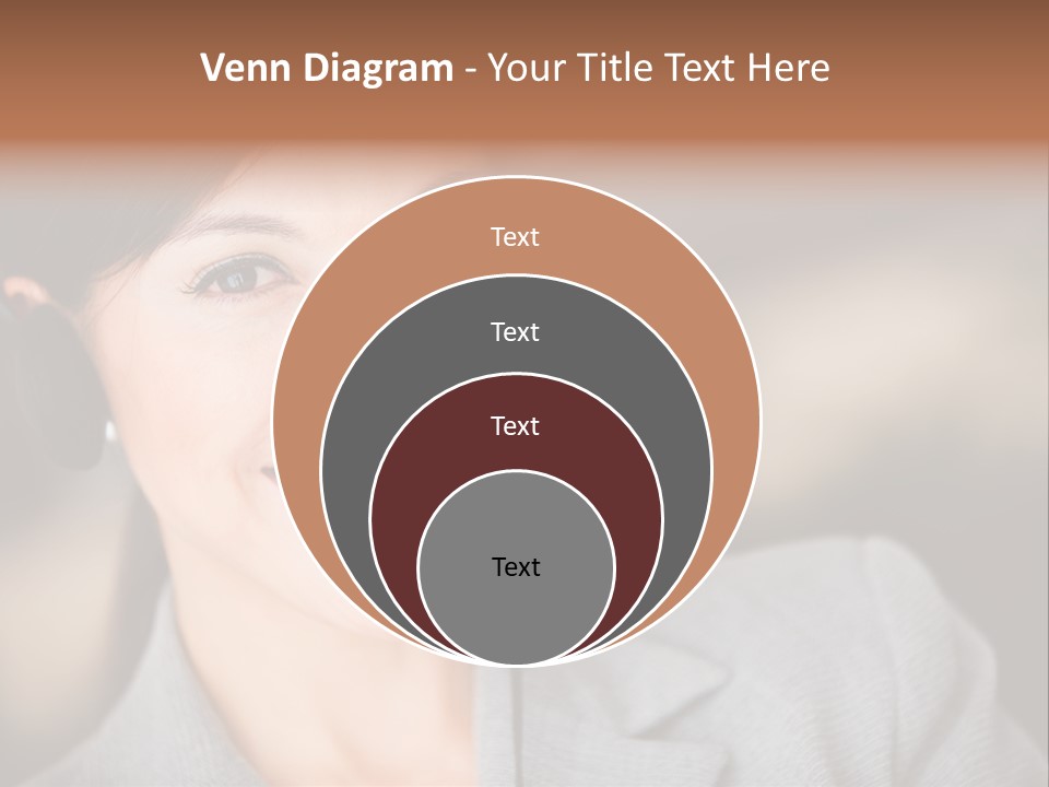 Representative Woman Service PowerPoint Template