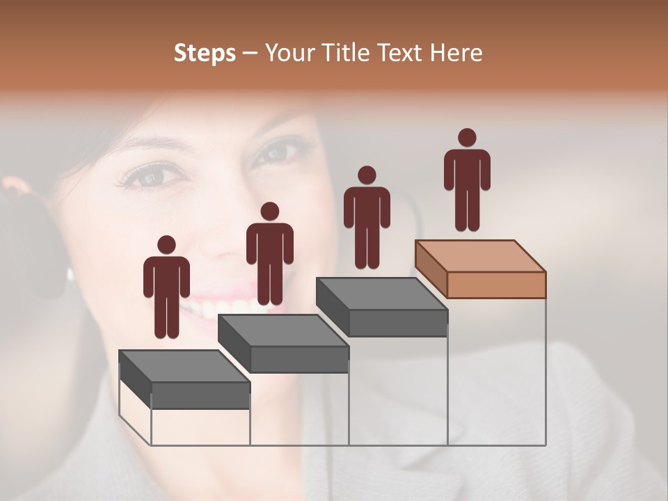 Representative Woman Service PowerPoint Template