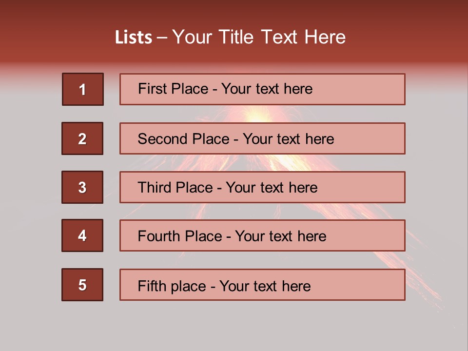 Natural Glow Horizontal PowerPoint Template