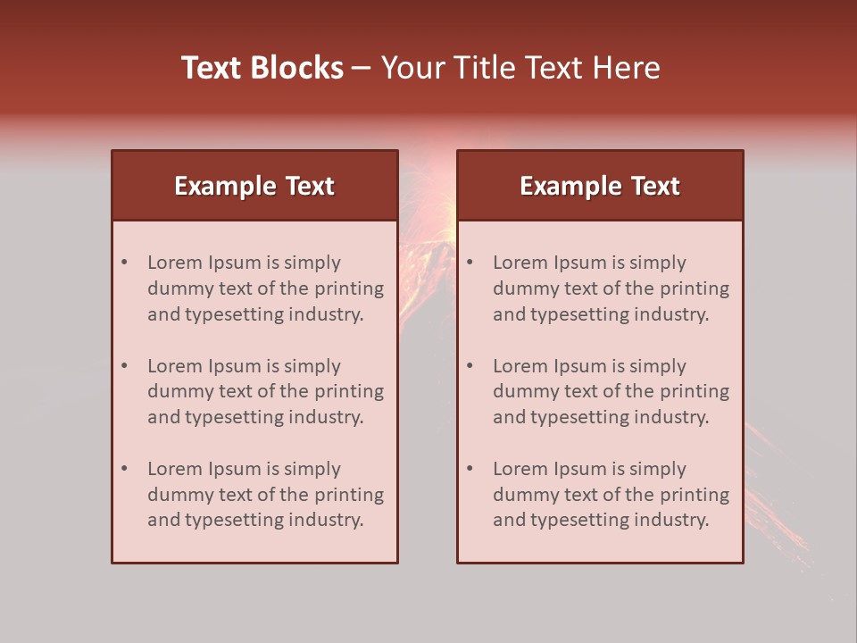 Natural Glow Horizontal PowerPoint Template
