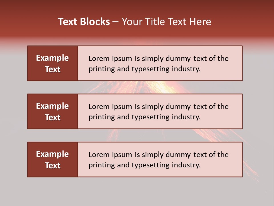 Natural Glow Horizontal PowerPoint Template