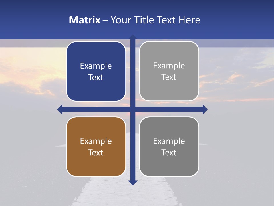 Transport Asphalt Key PowerPoint Template