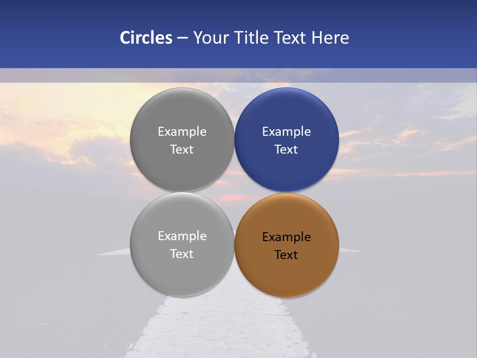 Transport Asphalt Key PowerPoint Template