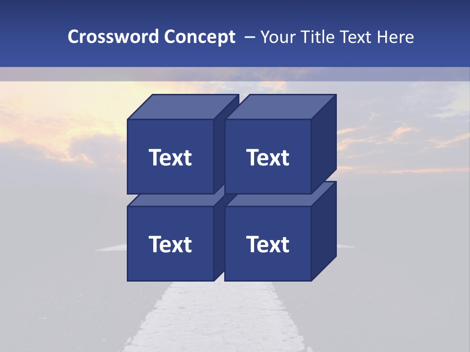 Transport Asphalt Key PowerPoint Template
