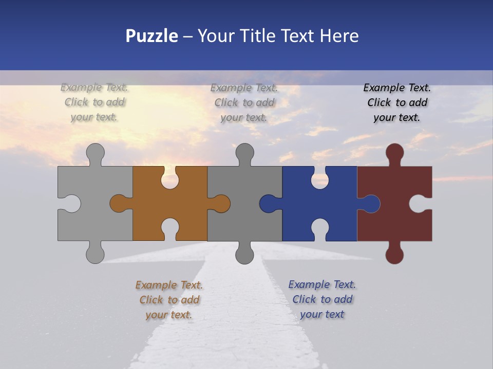 Transport Asphalt Key PowerPoint Template