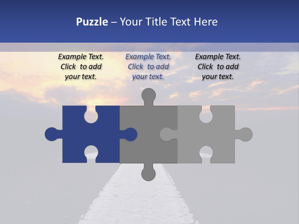 Transport Asphalt Key PowerPoint Template