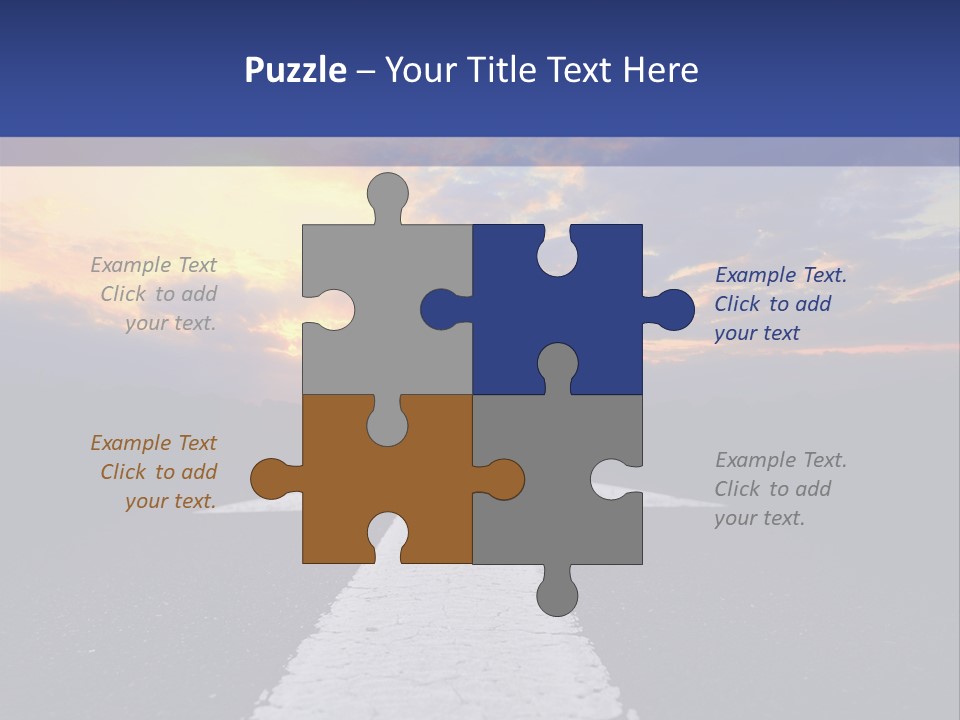 Transport Asphalt Key PowerPoint Template