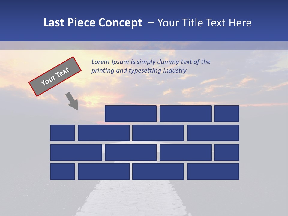 Transport Asphalt Key PowerPoint Template
