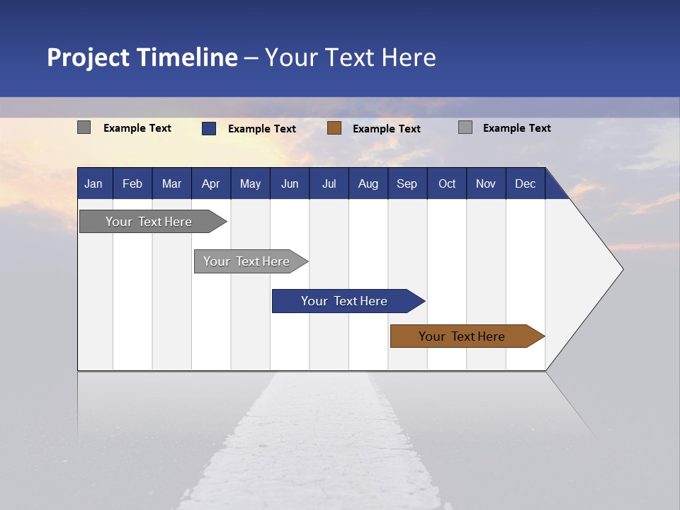 Transport Asphalt Key PowerPoint Template