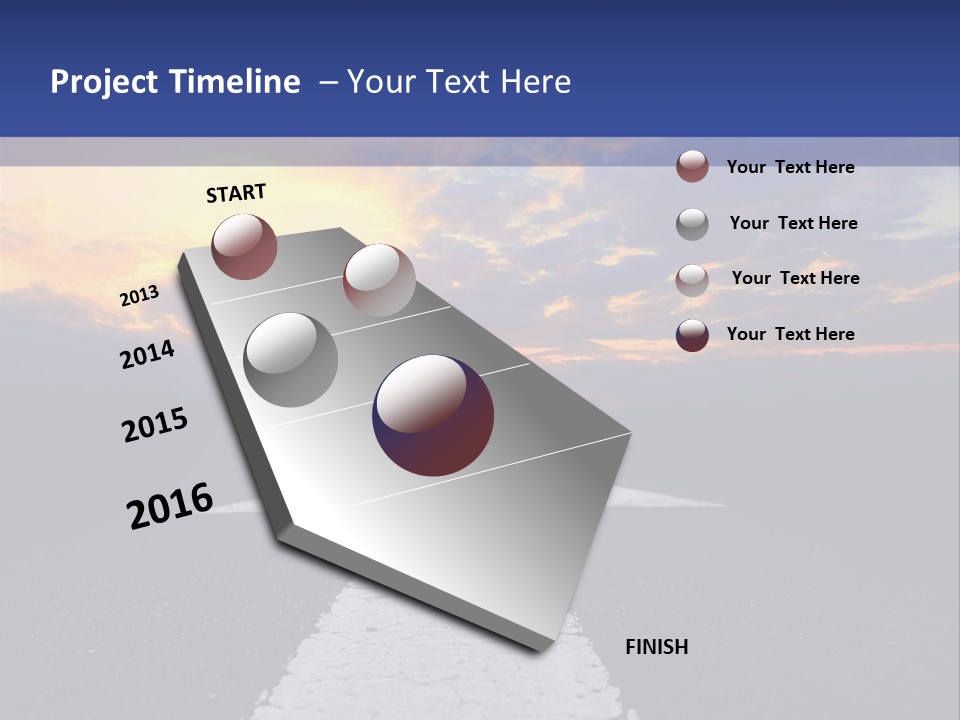 Transport Asphalt Key PowerPoint Template