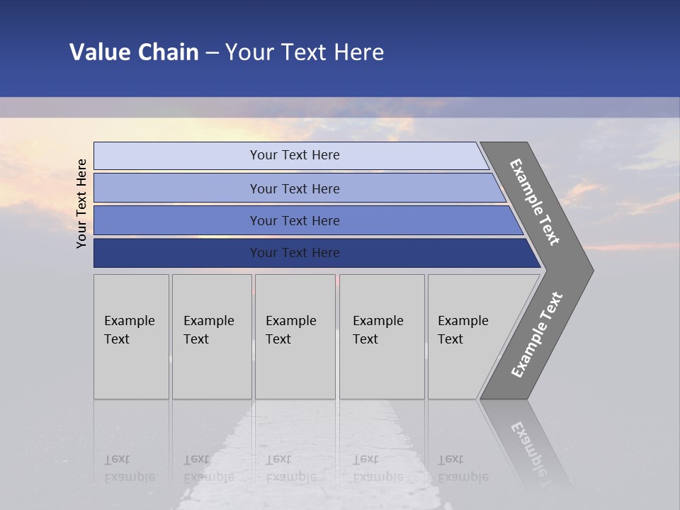Transport Asphalt Key PowerPoint Template