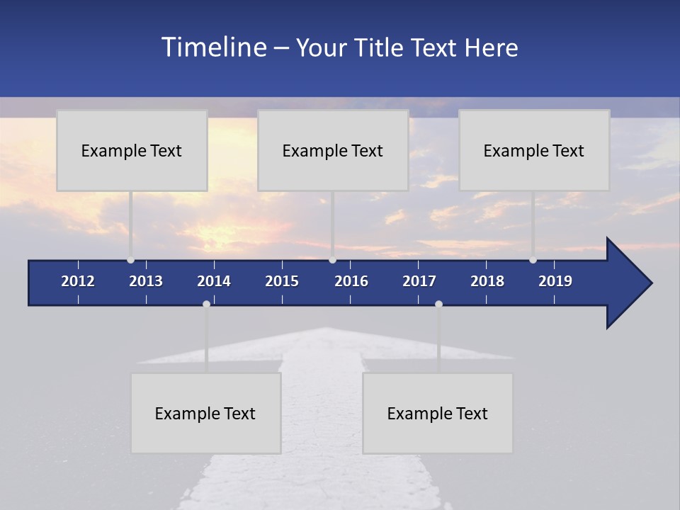Transport Asphalt Key PowerPoint Template