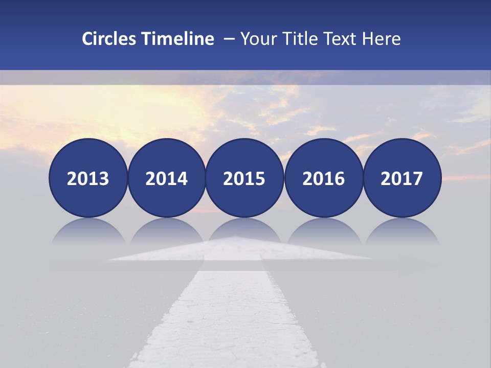 Transport Asphalt Key PowerPoint Template