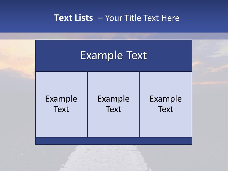Transport Asphalt Key PowerPoint Template