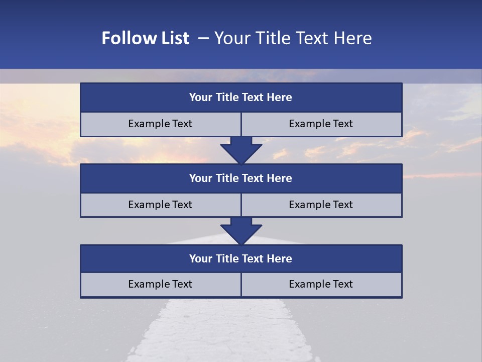 Transport Asphalt Key PowerPoint Template