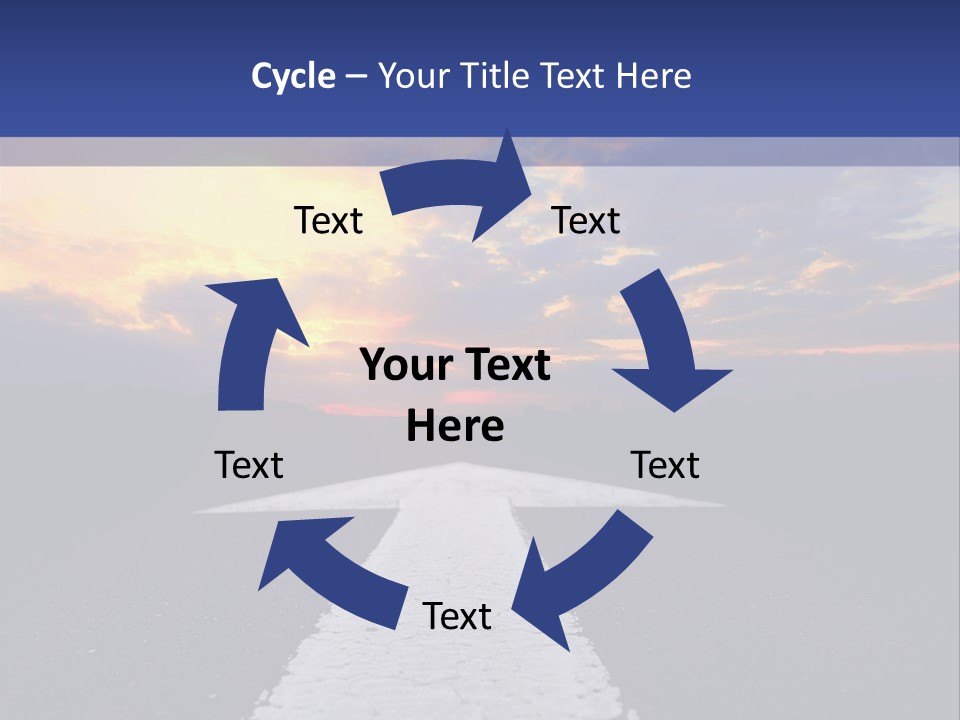 Transport Asphalt Key PowerPoint Template