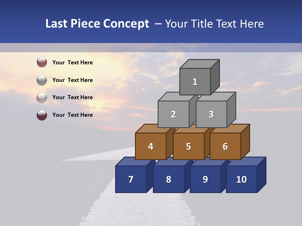 Transport Asphalt Key PowerPoint Template