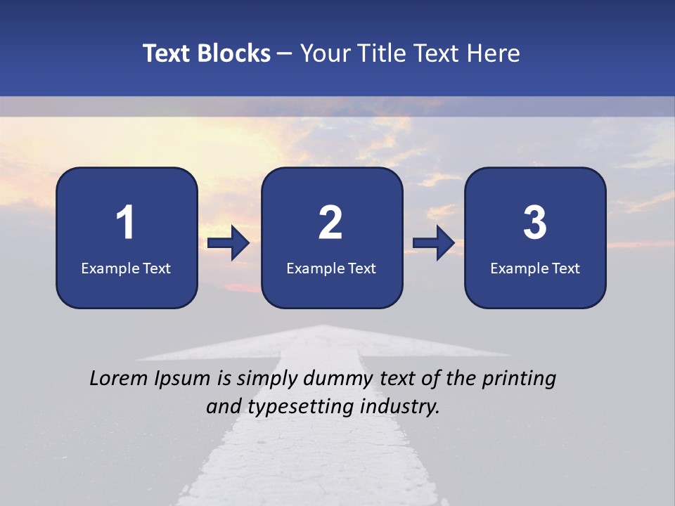 Transport Asphalt Key PowerPoint Template