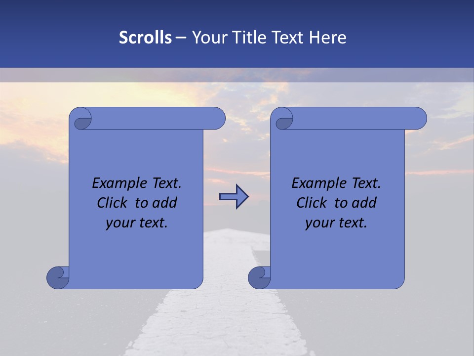 Transport Asphalt Key PowerPoint Template