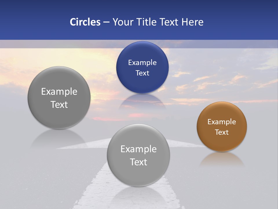 Transport Asphalt Key PowerPoint Template