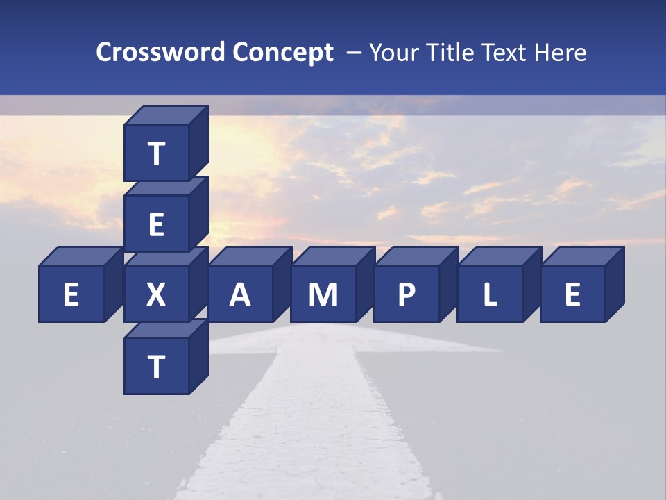 Transport Asphalt Key PowerPoint Template