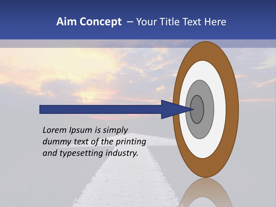 Transport Asphalt Key PowerPoint Template