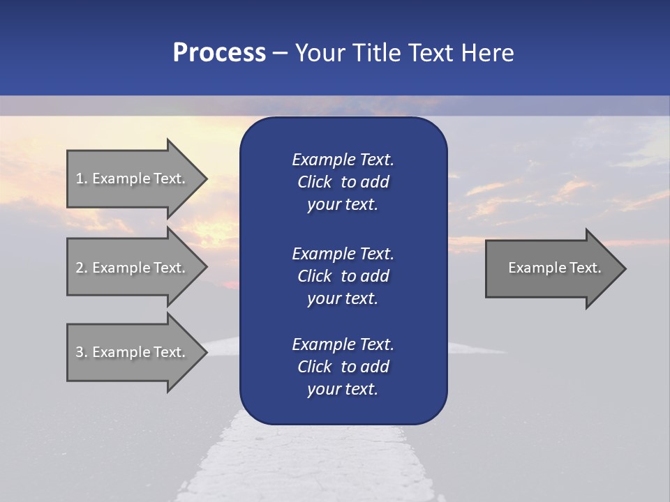 Transport Asphalt Key PowerPoint Template