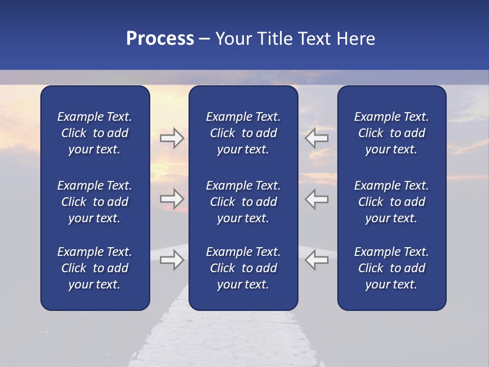 Transport Asphalt Key PowerPoint Template