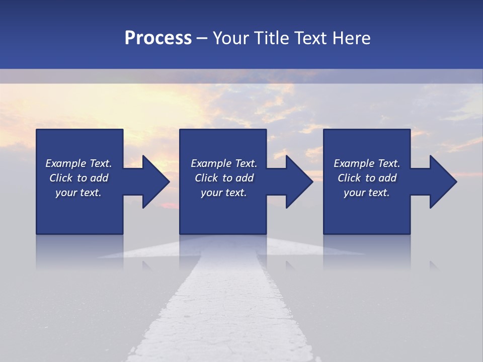 Transport Asphalt Key PowerPoint Template
