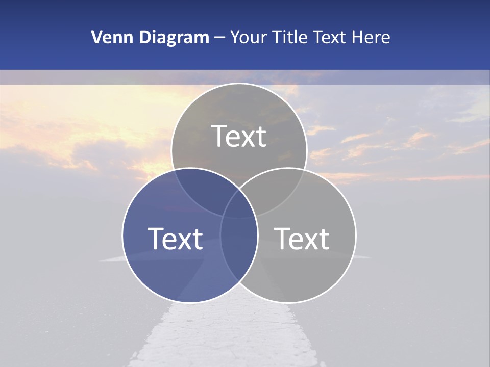 Transport Asphalt Key PowerPoint Template