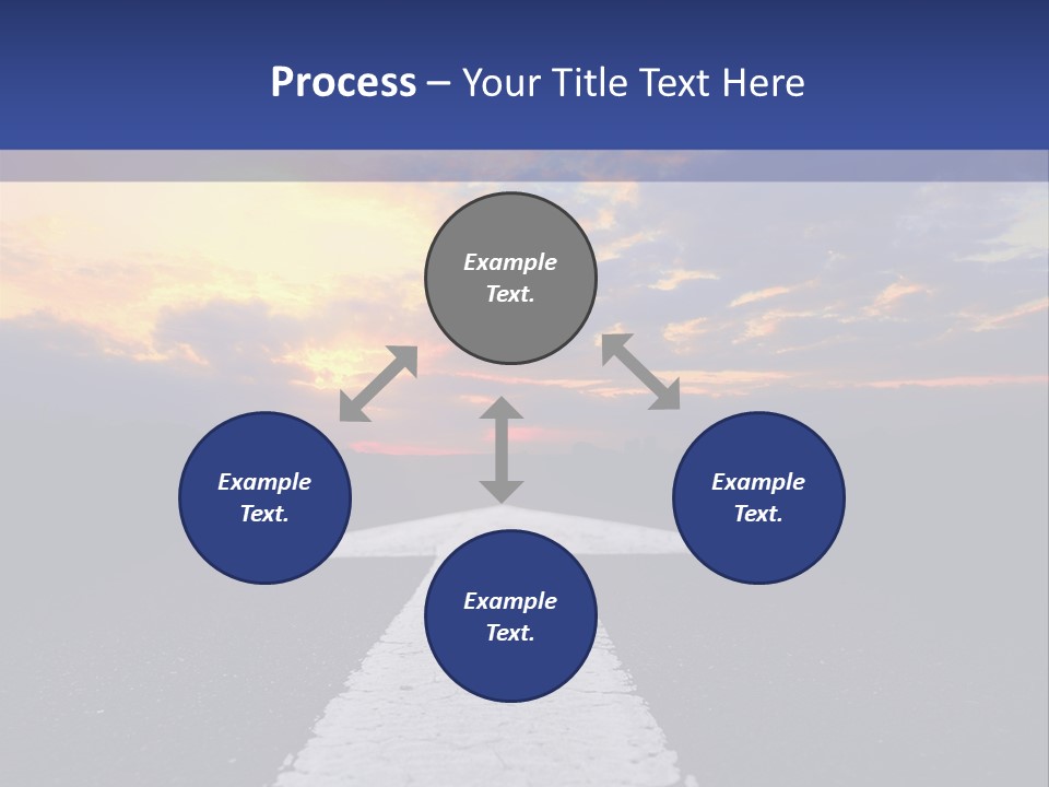 Transport Asphalt Key PowerPoint Template