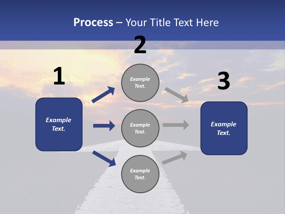Transport Asphalt Key PowerPoint Template