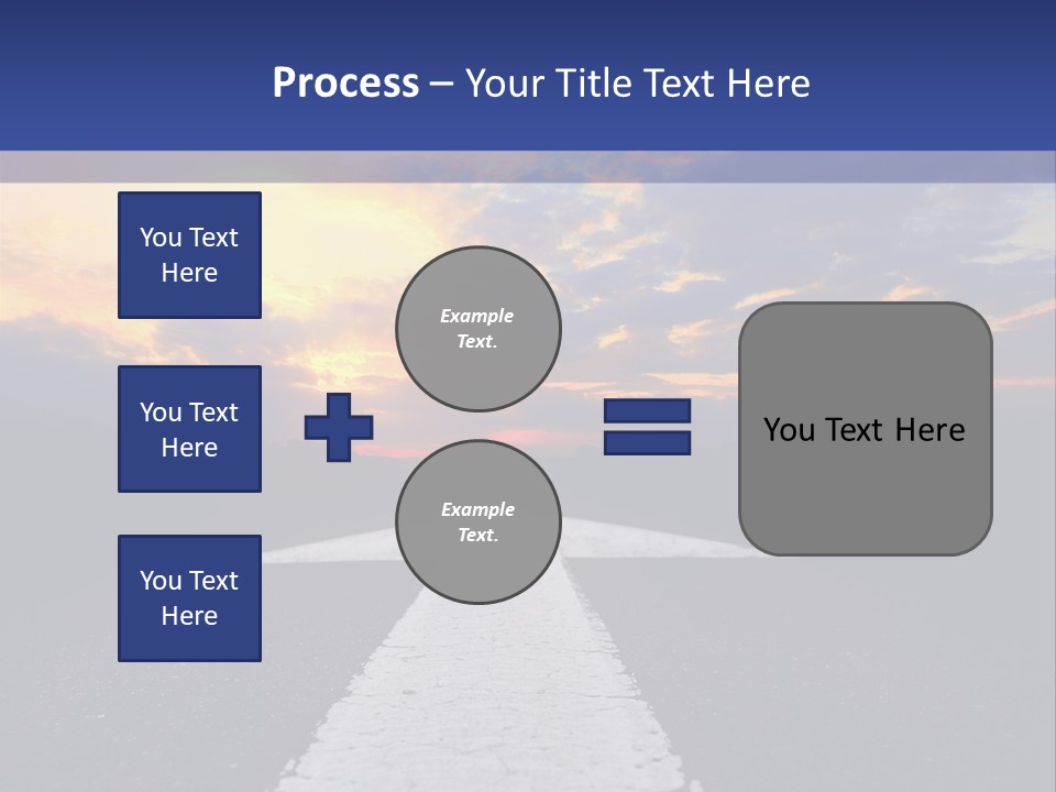 Transport Asphalt Key PowerPoint Template