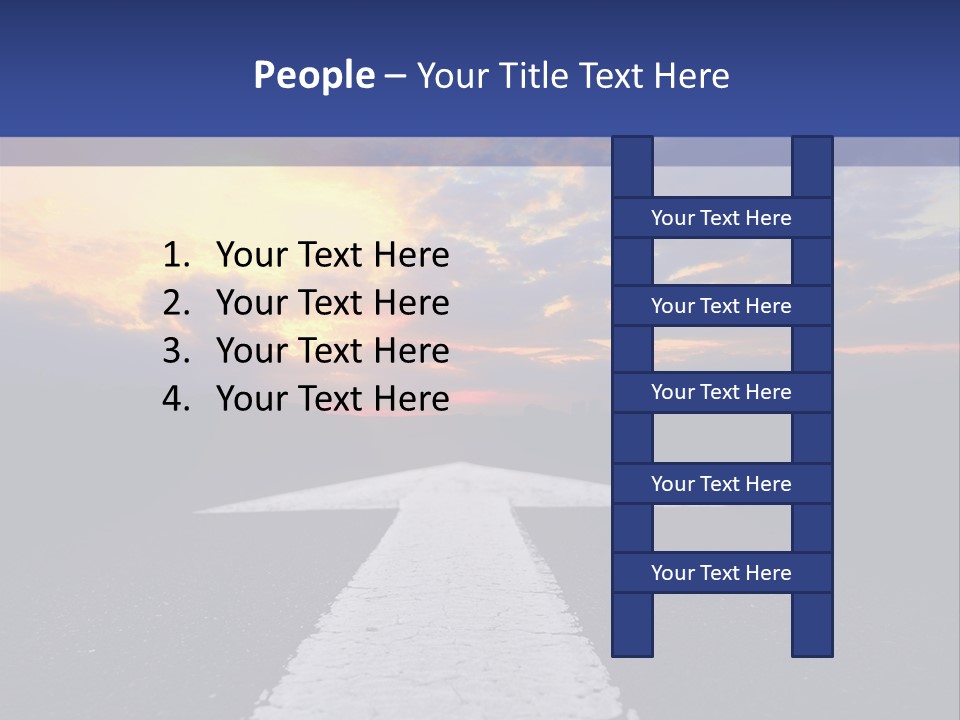 Transport Asphalt Key PowerPoint Template