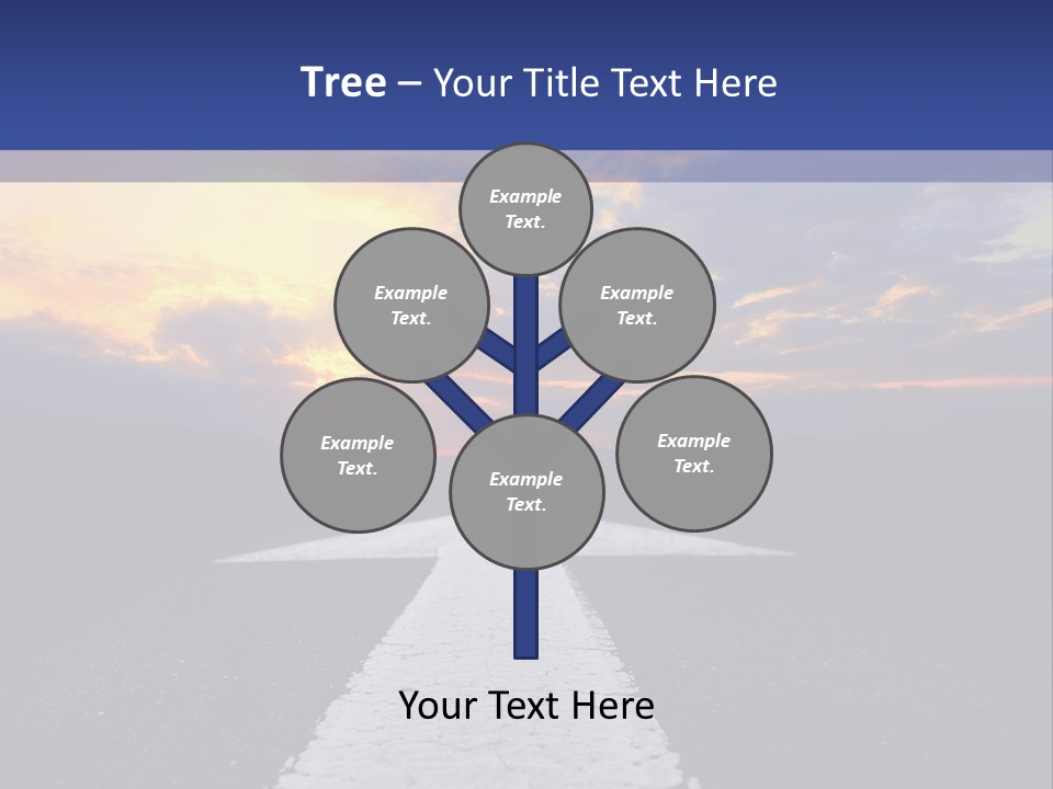 Transport Asphalt Key PowerPoint Template